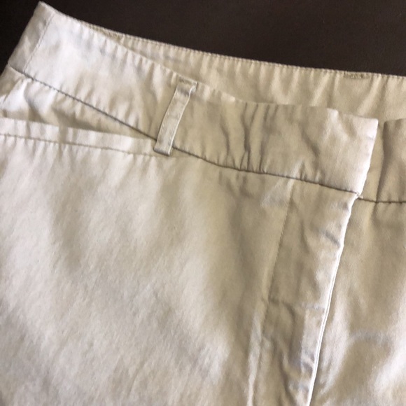 Capri pants! Grey/khaki color. Cotton/spandex. Size 10. Great condition! - Picture 5 of 7